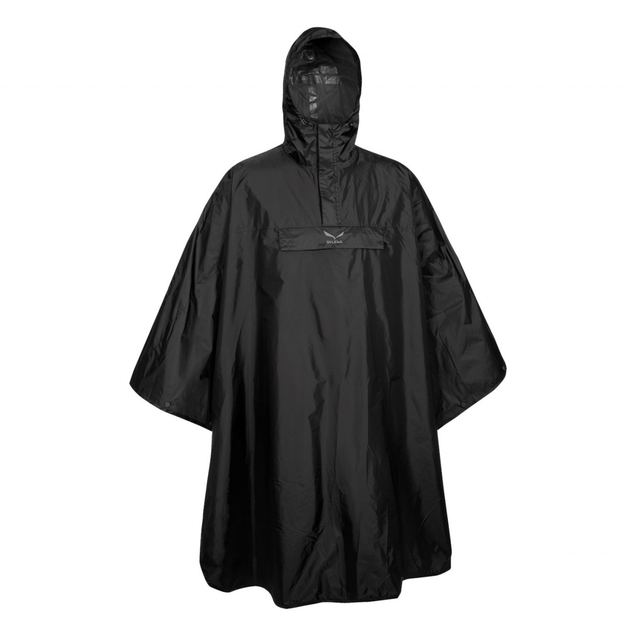 Chaqueta Hardshell Salewa Puez Tec Rain Poncho Hombre Negros Mexico (DJ5642790)